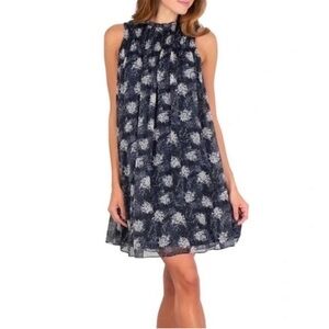 Joie Mini Dress, blue Baltic Print, NWT